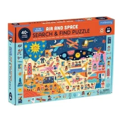 Mudpuppy Puzzle Suchen & Finden Air Space 64 Teile