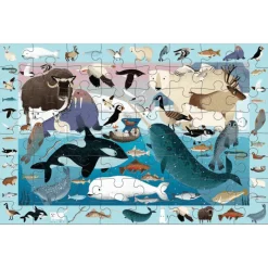 Mudpuppy Puzzle Suchen & Finden Arctic Life 64 Teile