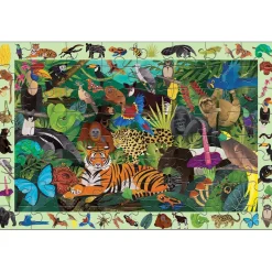Mudpuppy Puzzle Suchen & Finden Dschungel 64 st.
