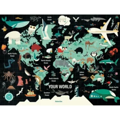 Mudpuppy Puzzle Weltkarte 1000 Teile