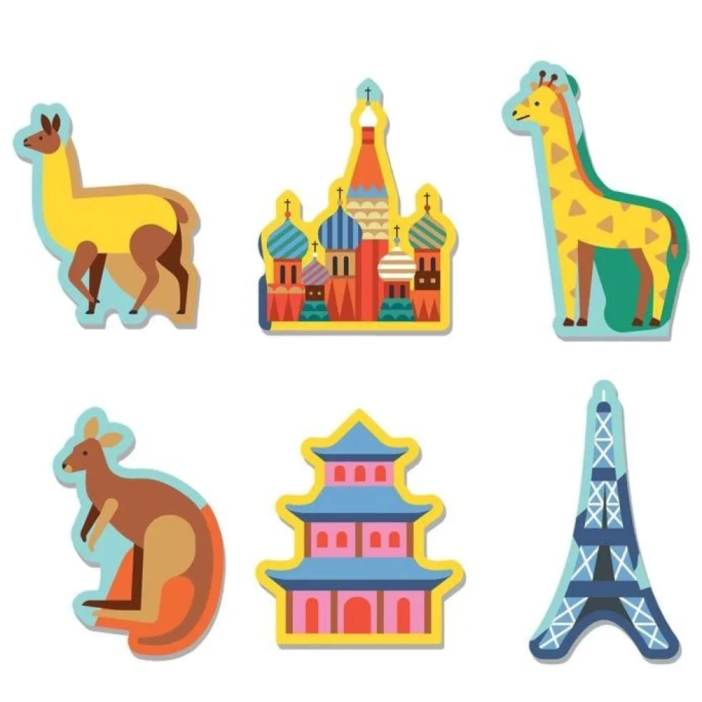 Mudpuppy Puzzle Weltkarte 78 st.