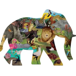 Mudpuppy Shaped Puzzle African Safari 300 Teile 7 Jahre+