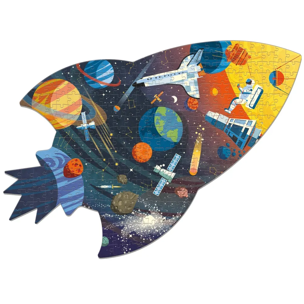 Mudpuppy Shaped Puzzle Outer Space 300 Teile 7 Jahre+