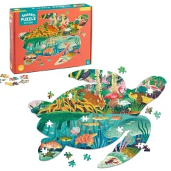 Mudpuppy Shaped Puzzle Schildkröte 300 St. 7 Jahre+