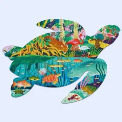 Mudpuppy Shaped Puzzle Schildkröte 300 St. 7 Jahre+