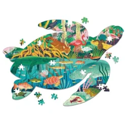 Mudpuppy Shaped Puzzle Schildkröte 300 St. 7 Jahre+