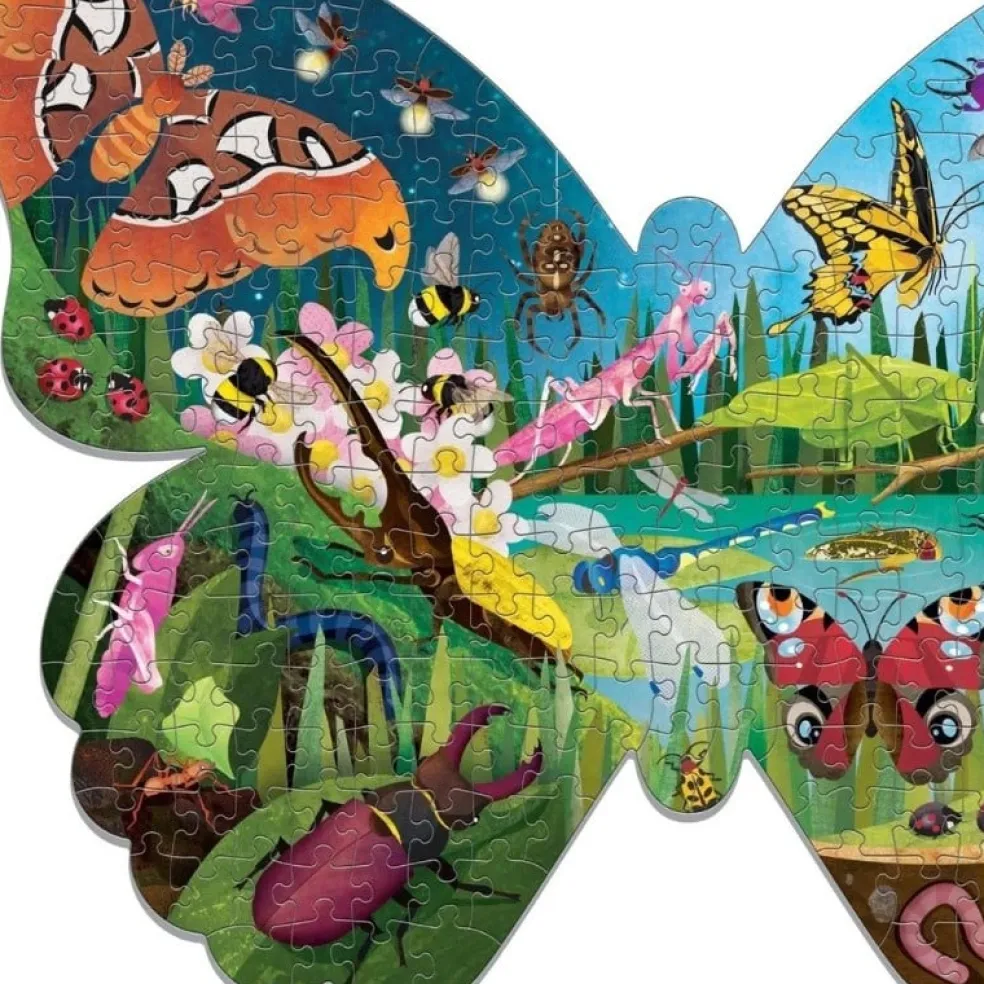 Mudpuppy Shaped Puzzle Schmetterling 300 St. 7 Jahre+