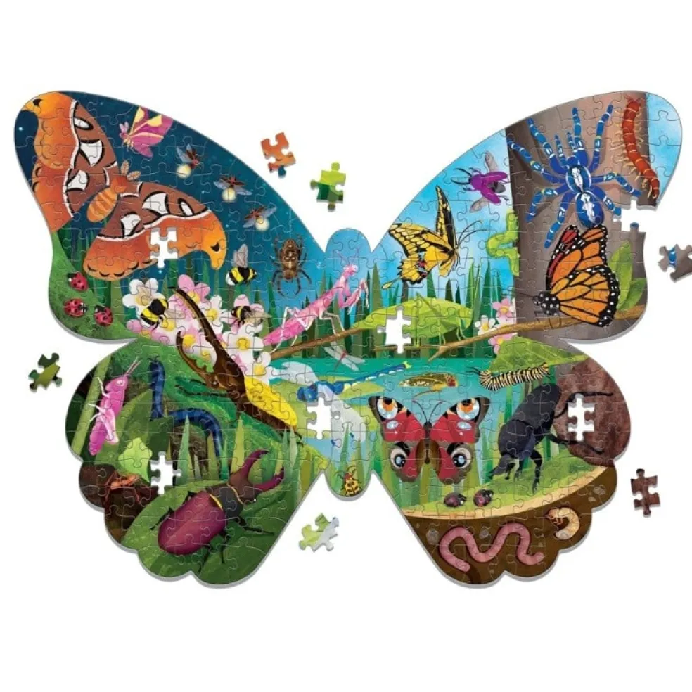 Mudpuppy Shaped Puzzle Schmetterling 300 St. 7 Jahre+