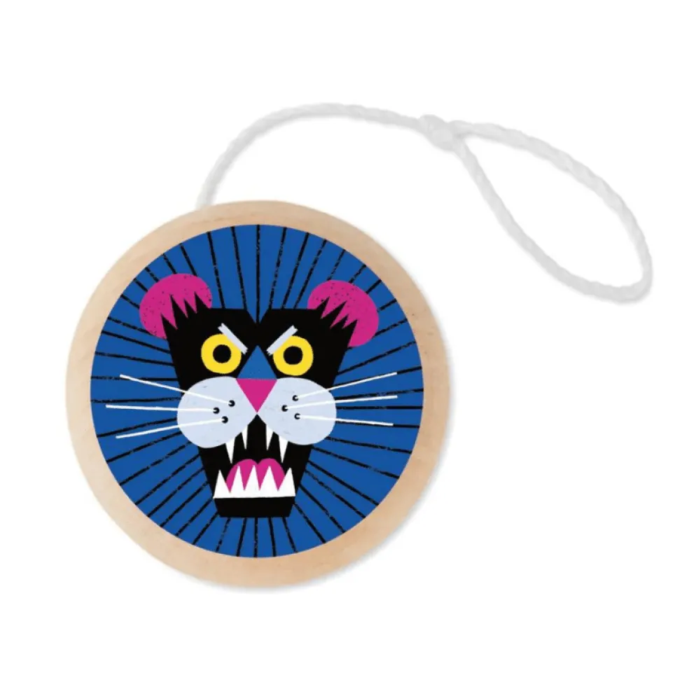 Mudpuppy Yoyo Holz Löwe Blau