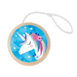 Mudpuppy Yoyo Holz Unicorn Blau