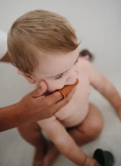 Mushie Baby Zahnbürste Blush Clay