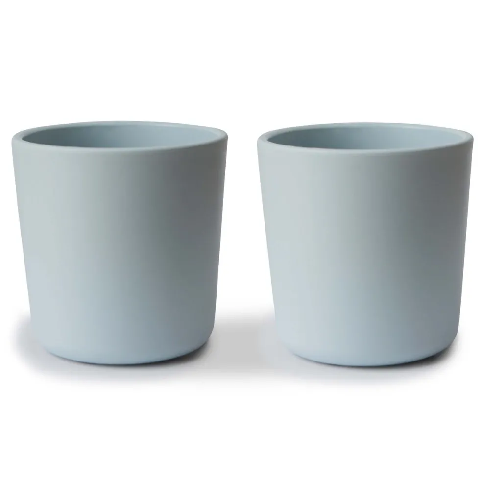 Mushie Becher Powder Blue 2-Teilig