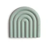 Mushie Beißring Regenbogen Cambridge Blue