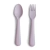 Mushie Kinderbesteck Gabel & Löffel Kinderbesteck Soft Lilac