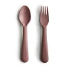 Mushie Kinderbesteck Gabel & Löffel Woodchuck