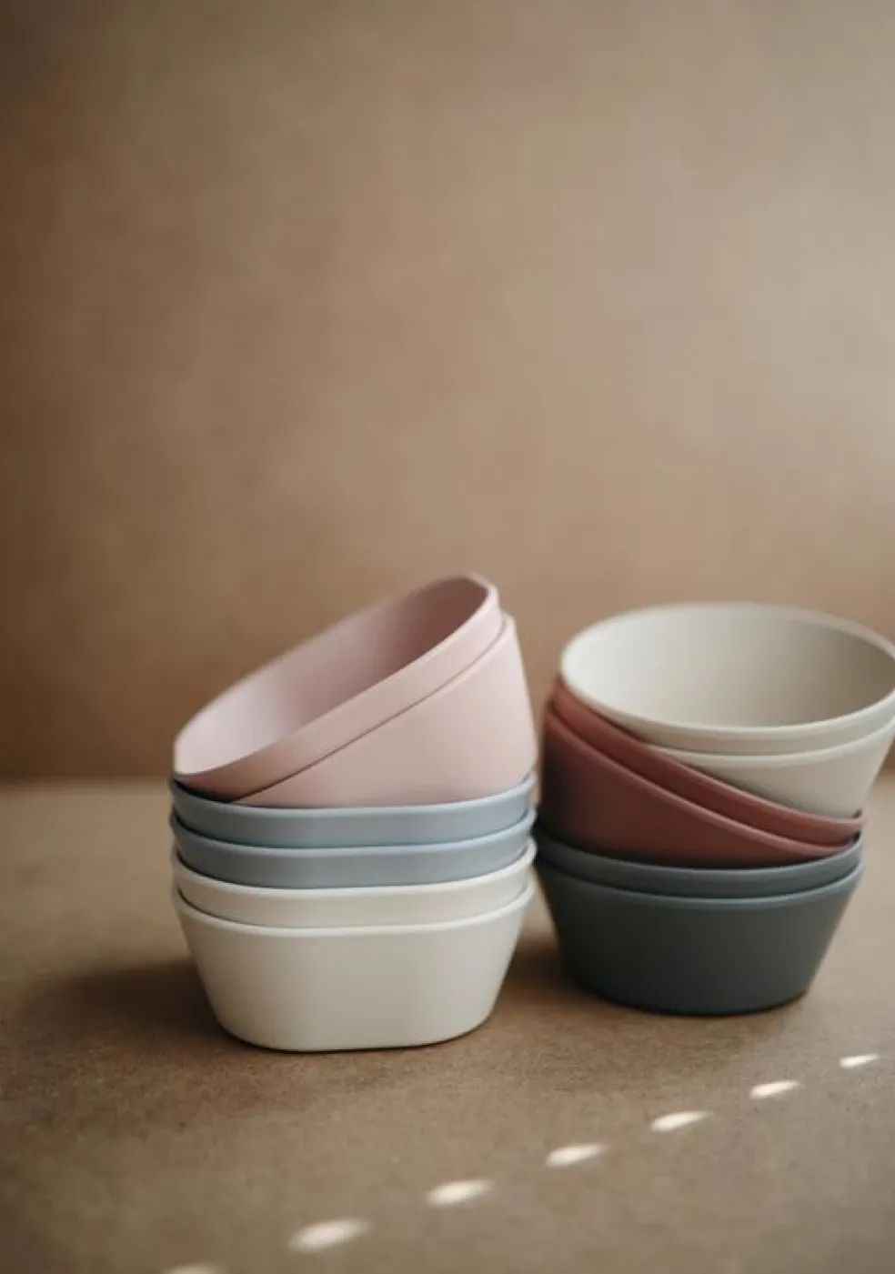 Mushie Schalen Blush 2-Teilig