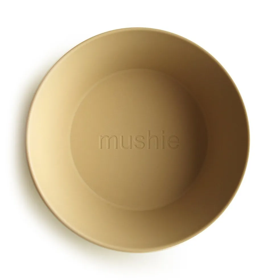 Mushie Schalen Mustard 2-Teilig