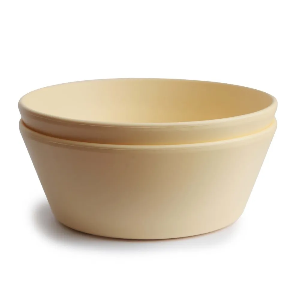 Mushie Schalen Pale Daffodil 2-Teilig