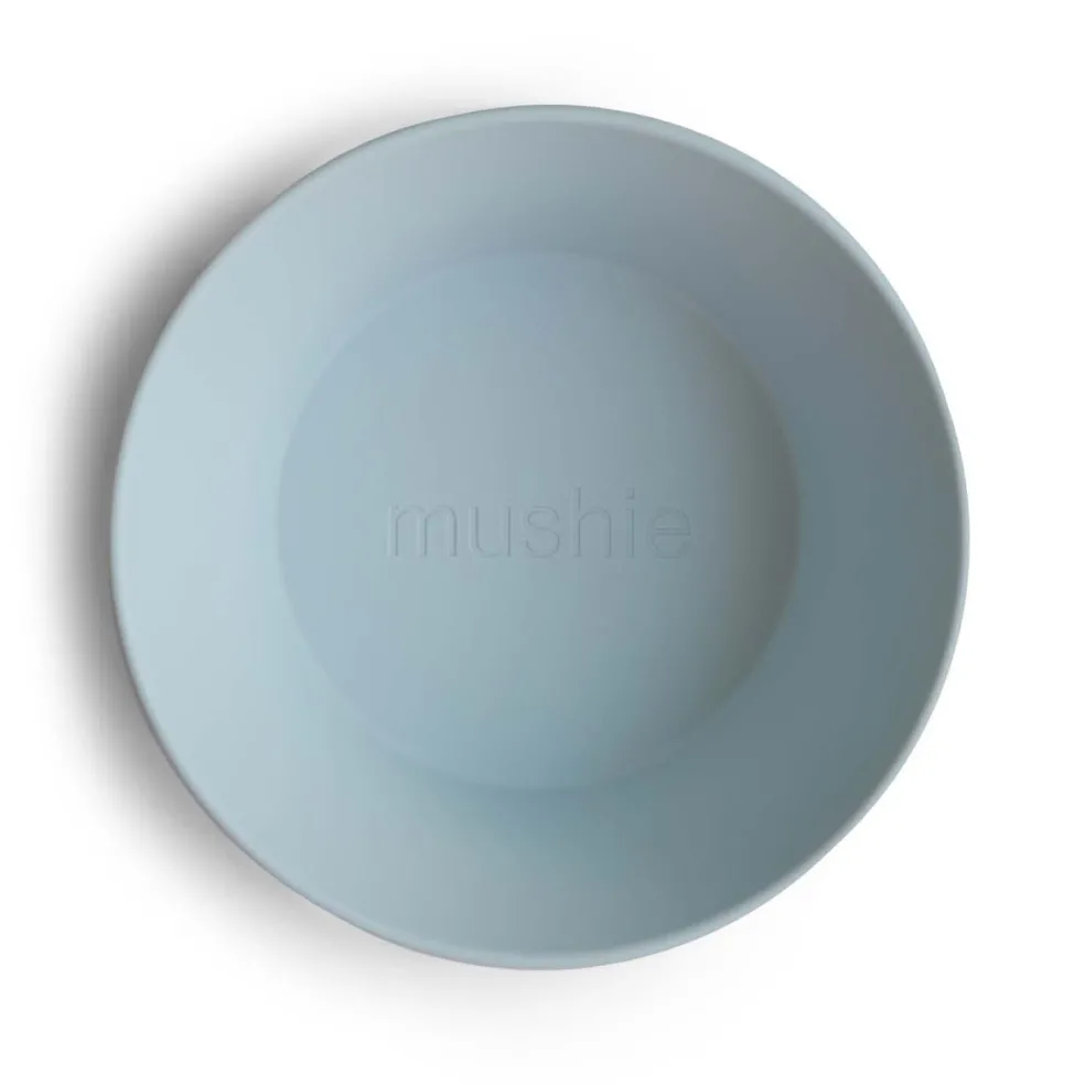 Mushie Schalen Powder Blue 2-Teilig
