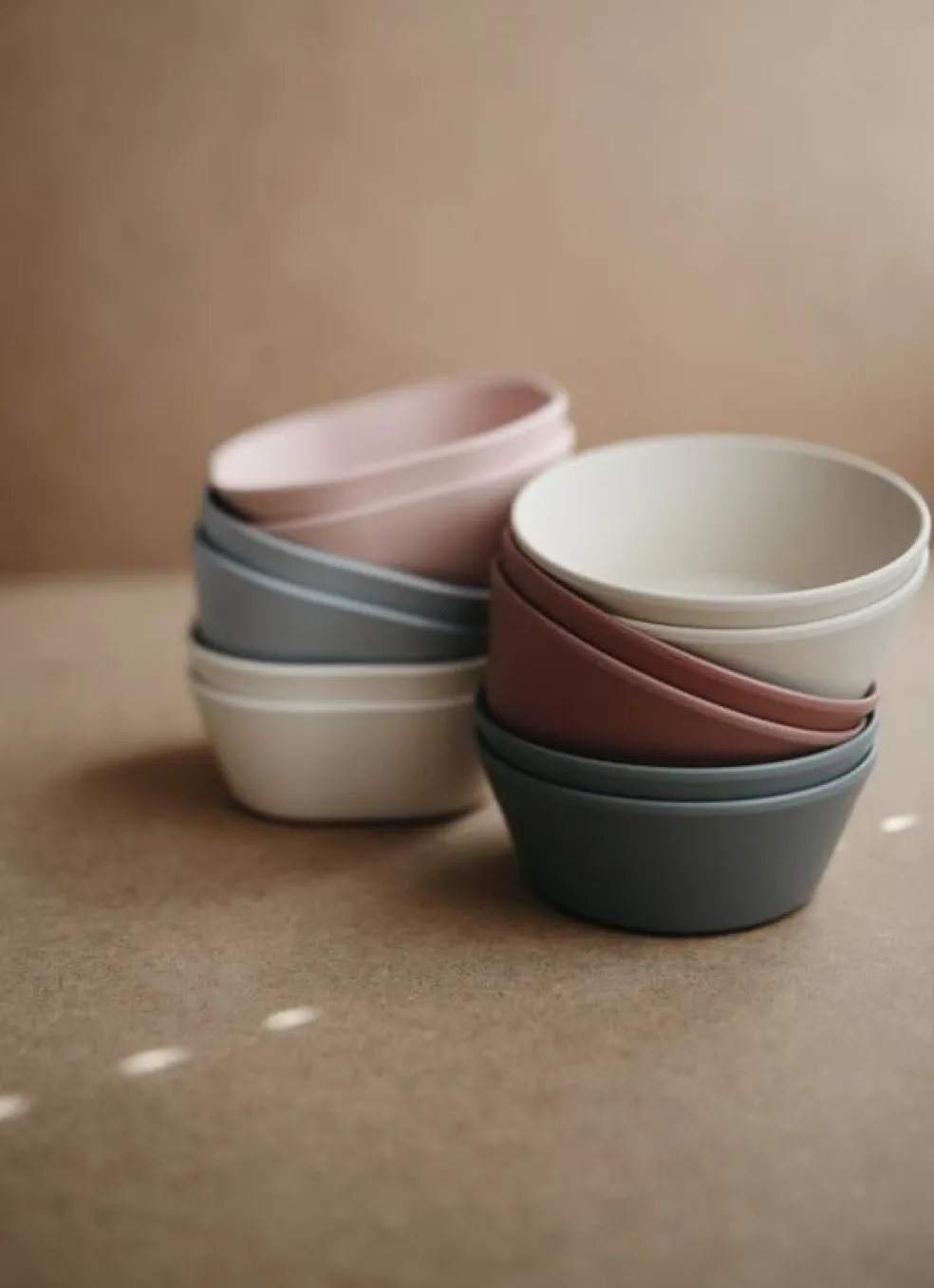 Mushie Schalen Smoke 2-Teilig