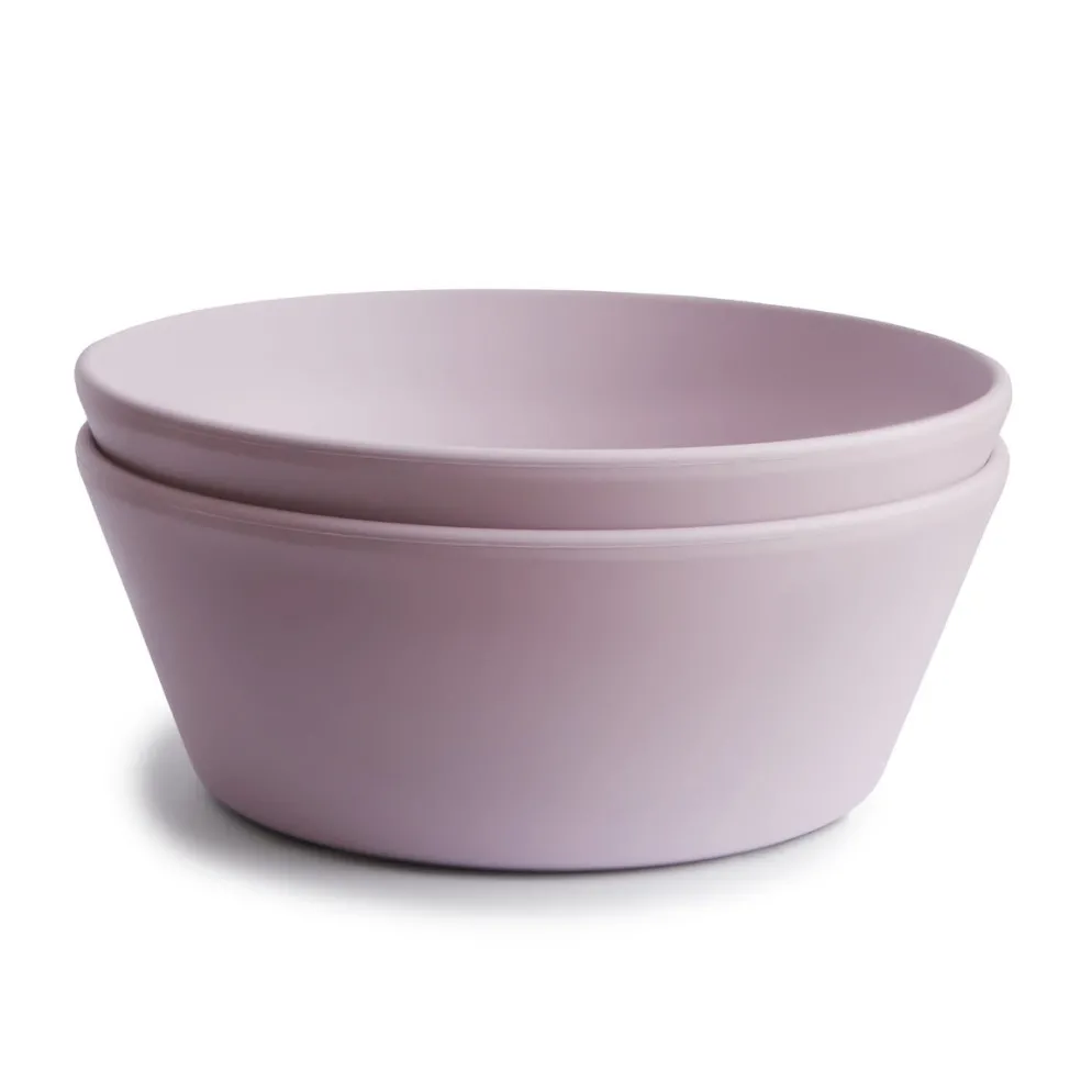 Mushie Schalen Soft Lilac 2-Teilig