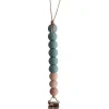 Mushie Schnullerkette Cleo Cadet Blue Blau