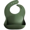 Mushie Silikon Lätzchen Forest Green