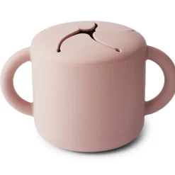 Mushie Snack Cup Blush Hellrosa