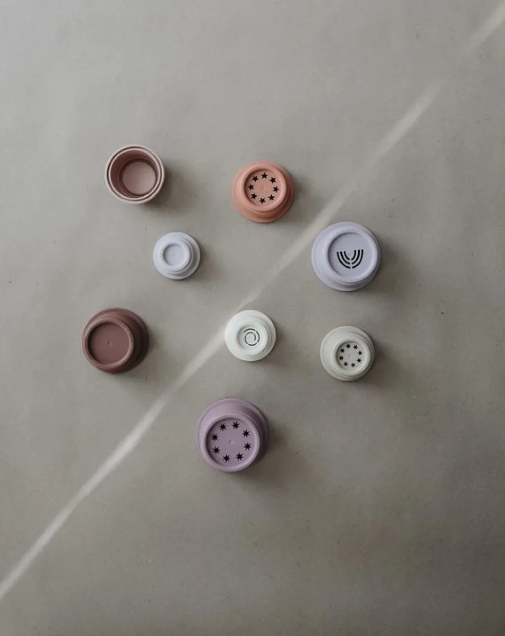 Mushie Stapelturm Pastell