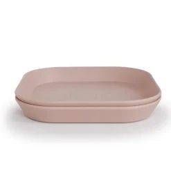 Mushie Teller Blush 2-Teilig