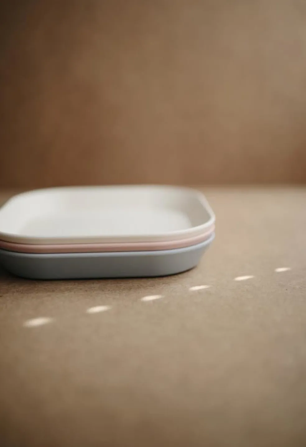 Mushie Teller Blush 2-Teilig