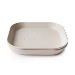 Mushie Teller Ivory 2-Teilig