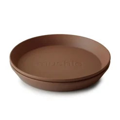Mushie Teller Karamell 2-Teilig
