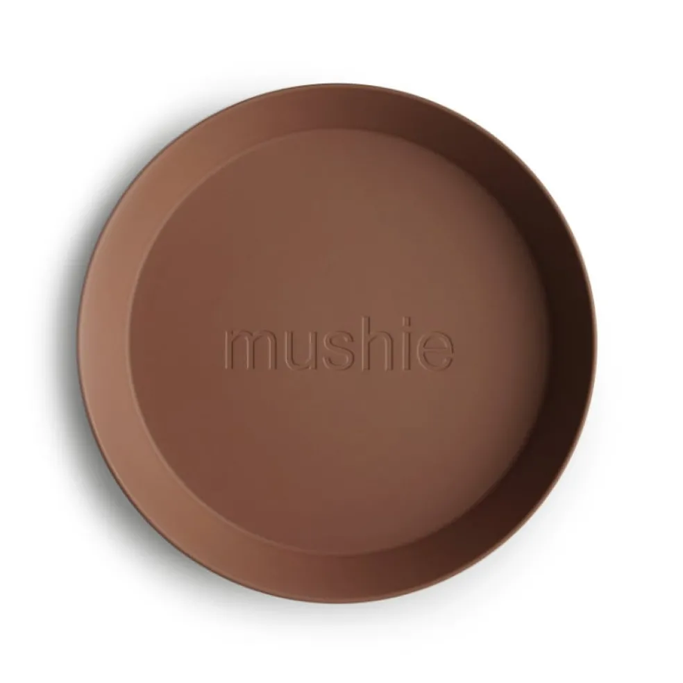 Mushie Teller Karamell 2-Teilig