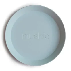 Mushie Teller Powder Blue 2-Teilig