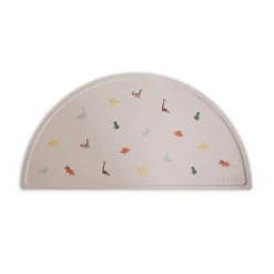 Mushie Tischset Dinosaurier Beige