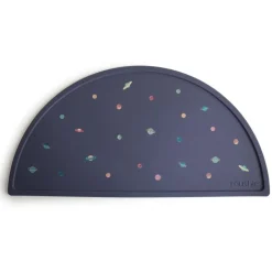 Mushie Tischset Planeten Blau