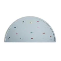 Mushie Tischset Retro Cars Hellblau