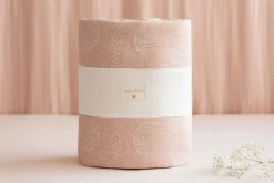 Nobodinoz Bettnestchen White Bubble Misty Pink Rosa
