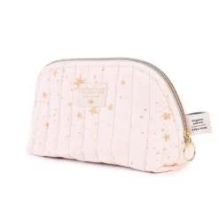 Nobodinoz Kosmetiktasche Small Holiday Gold Stella Rosa