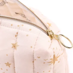 Nobodinoz Kosmetiktasche Travel Gold Stella Rosa