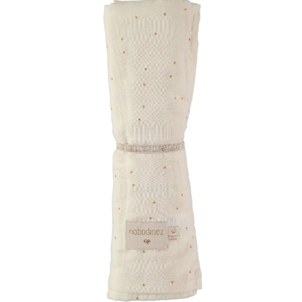 Nobodinoz Mulltuch Honey Sweet Dots Butterfly 100 x 120 cm