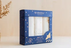 Nobodinoz Mullwindel-Set Natural 3er-Pack 70 x 70 cm