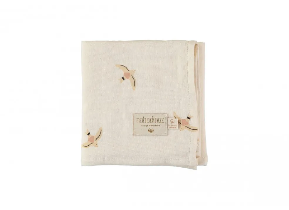 Nobodinoz Mullwindel-Set Natural 3er-Pack 70 x 70 cm