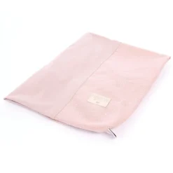 Nobodinoz Wickelauflagebezug White Bubble Misty Pink Rosa