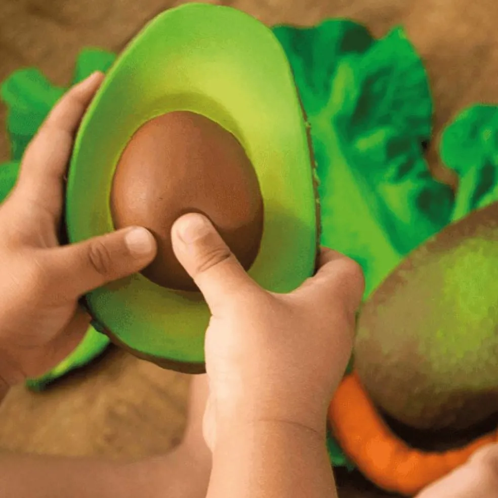 Oli & Carol Avocado Bad und Beißspielzeug