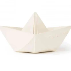 Oli & Carol Origami Boot Weiß Bad und Beißspielzeug