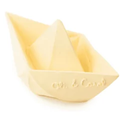 Oli & Carol Origami Boot Vanille Bad und Beißspielzeug