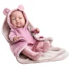 Paola Reina Babypuppe Bebitos Rosa Tuch 45 cm