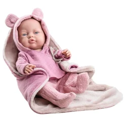 Paola Reina Babypuppe Bebitos Rosa Tuch 45 cm